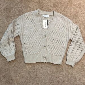 New NWT Evereve John + Jenn Willa Cardigan Sweater XS